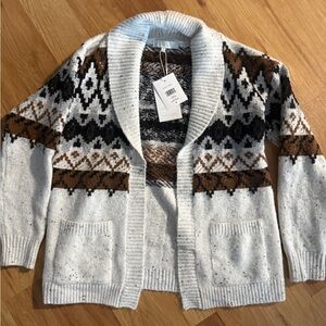 Verve Ami Ivory Combo Knit Sweater